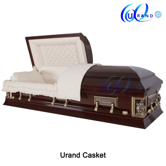 Funeral Solid Mahogany American Wooden Casket