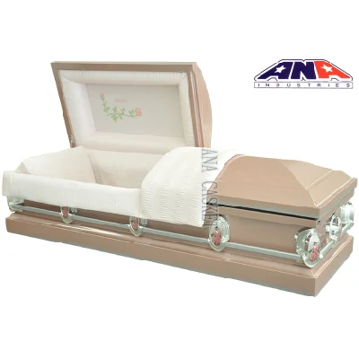 Ana Wholesale Lowest Price Decorations 20 Ga Steel Metal Casket