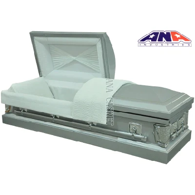 Ana Wholesale High Quality Coener Hardware Dome Metal Steel Casket 20ga