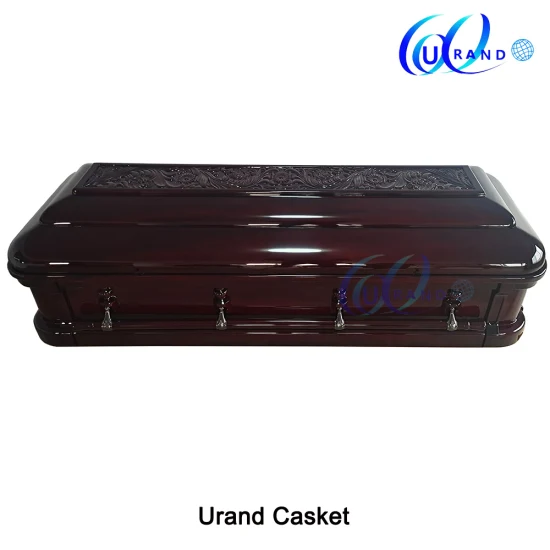 Presidential Luxury Design Solid Mahogany Wood Casket