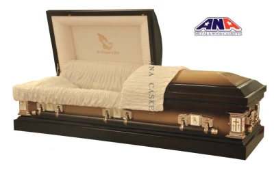 Ana 20ga Prayer Interior Funeral Metal Casket